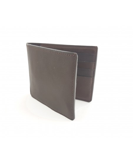 Porte-cartes en veau camaïeu marron Porte-cartes en veau camaïeu marron