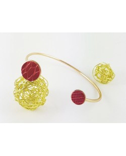 Bracelet "Moon" rouge