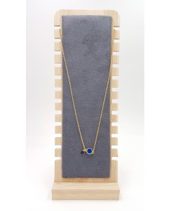 collier bleu