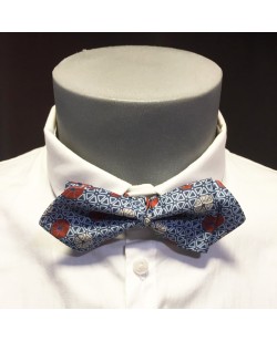 noeud papillon bleu et rouge
