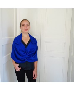 cape veste bleu roi