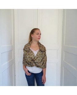 Cape-veste "Agathe" dorée