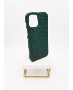 Coque Iphone alligator 12 pro vert anglais