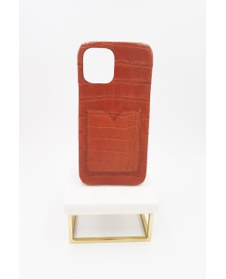 Coque Iphone card holder en alligator de Louisiane