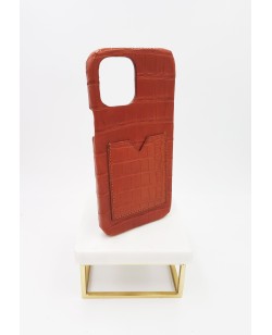 Coque Iphone card holder en alligator de Louisiane