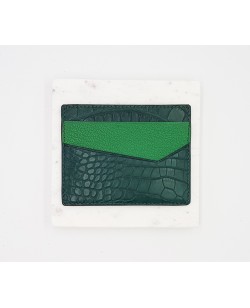 Porte-cartes-alligator vert anglais