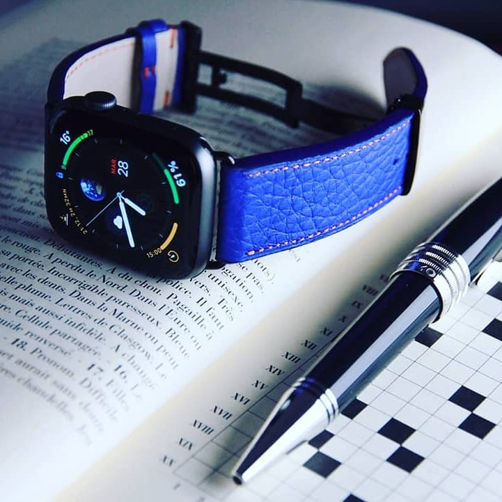 Bracelet de montre sur mesure réalisé dans notre atelier